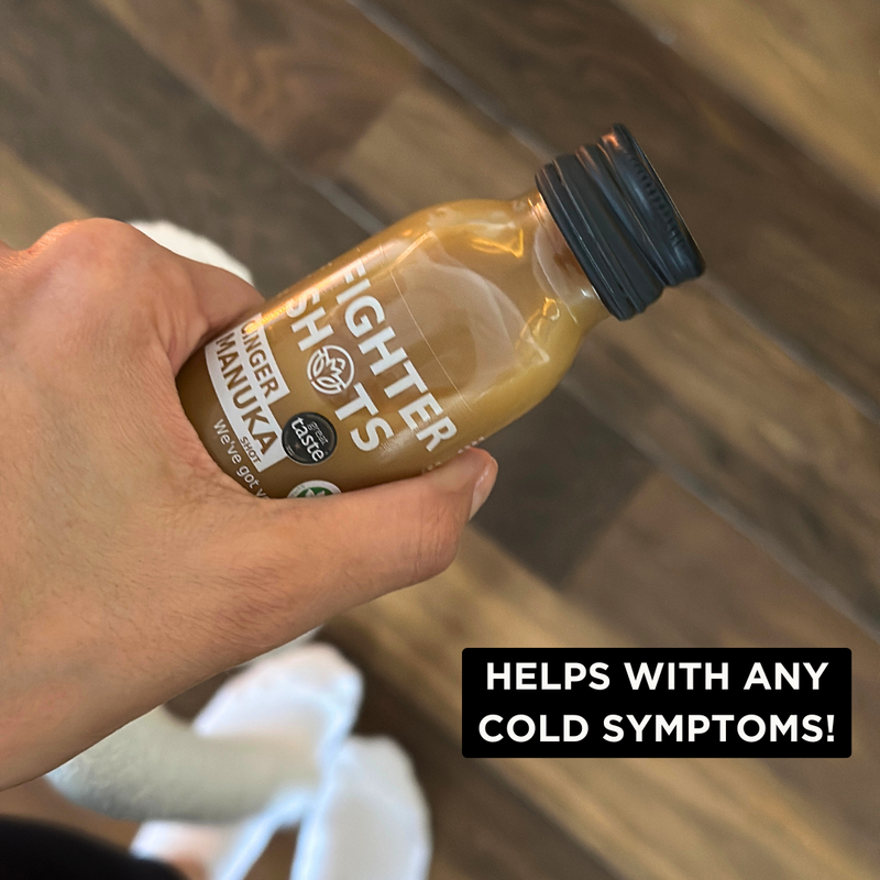 Fighter Shots Ginger + Manuka Honey Immunity Shot | MGO50+ | 60ml