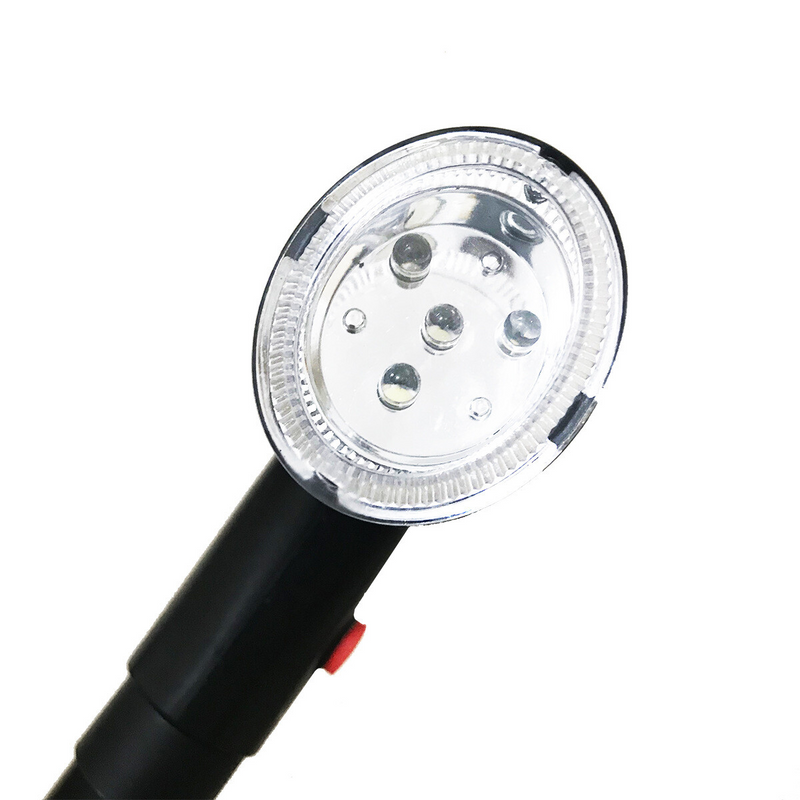 Camping Hiking Walking Stick 5-Level Height Adjustable Folding Walking Cane with LED Light And Alarm