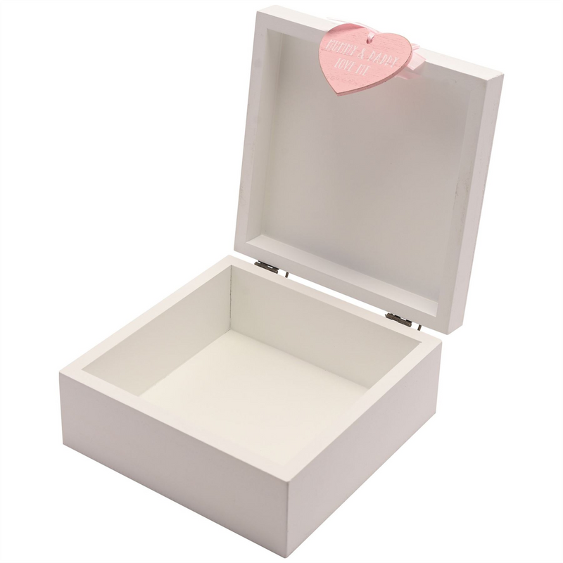 'Petit Cheri' My Special Keepsake Box 16cm x 16cm - Pink