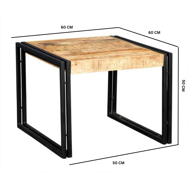 Cosmo Industrial Small Coffee Table