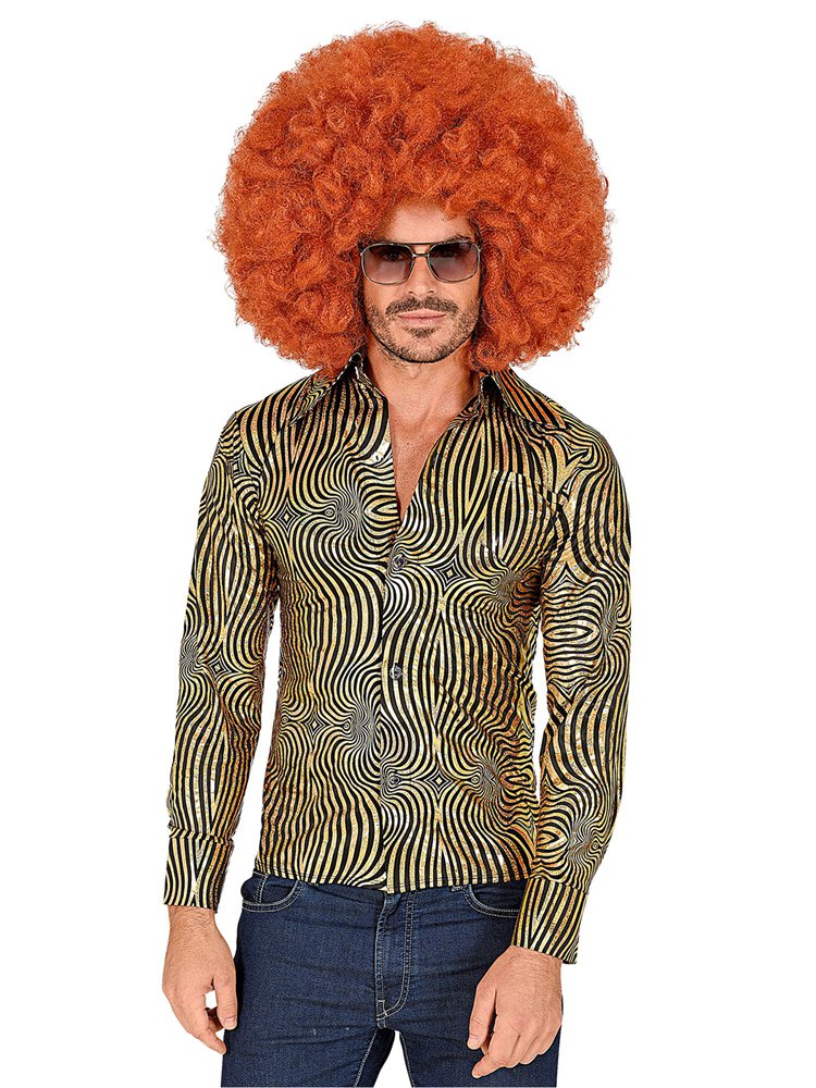 70's Gold Shirt - Adult Costume