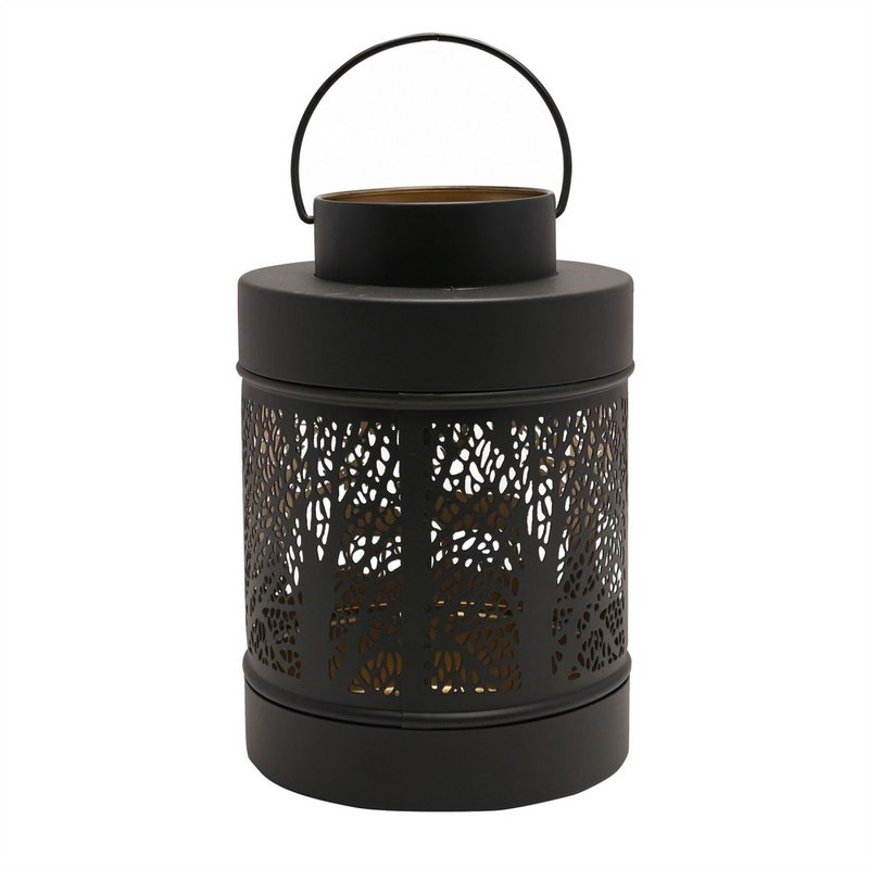 Black Forest Scene Round Lantern Medium