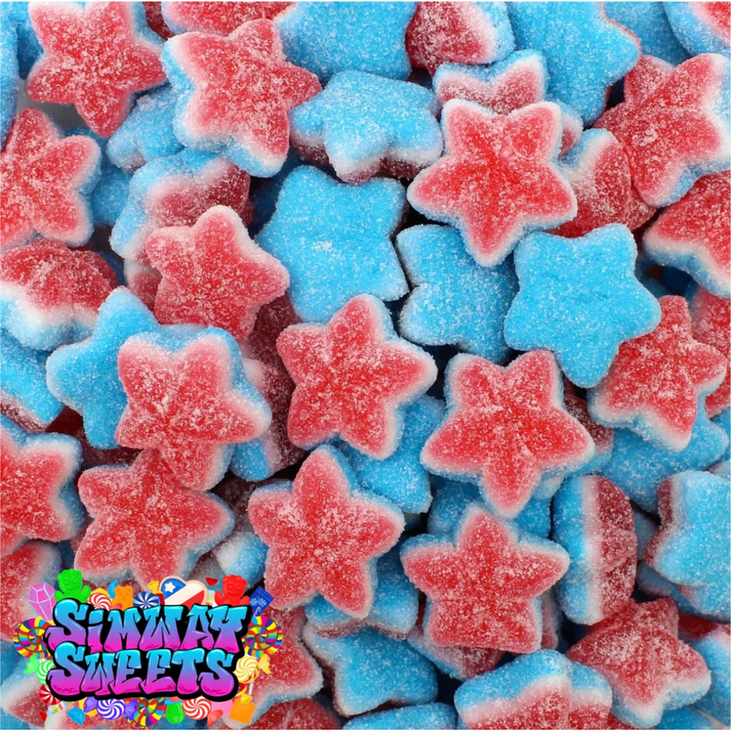 Ravazzi Fizzy Stars Retro Gummy Sweets Gift Jar - 670g