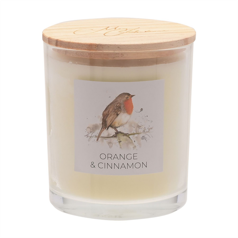 Meg Hawkins 250g Candle - Robin Orange & Cinnamon