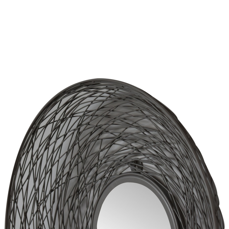 Artisan Furniture Wall Decor - Round Nested Mirror, Grey