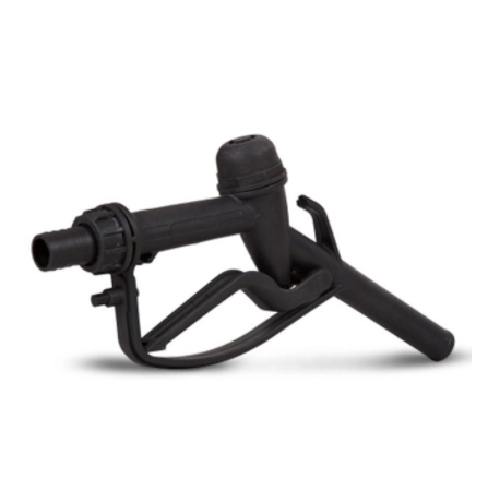 Fuel Gun Black 1" Barb Inlet - 25mm Outlet