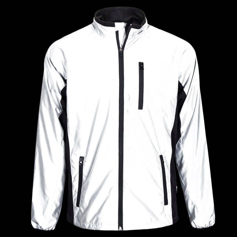 Reflective High Visibility Cycling & Running Jacket | Silver | BTR