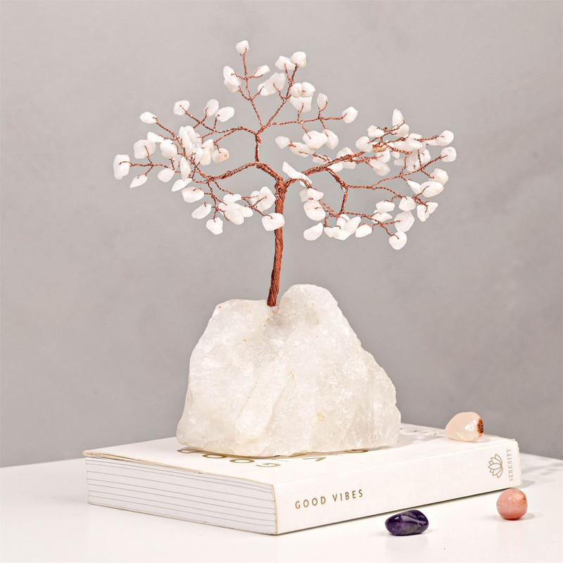 Gemstone Tree - White Jade