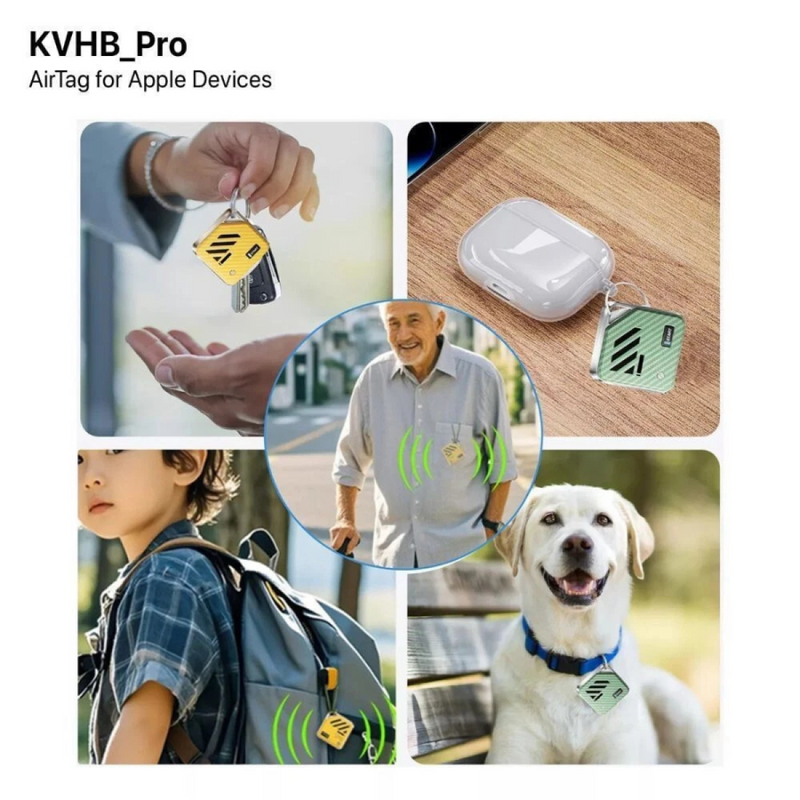 Ven Dens Mini Tracking Device GPS Smart Tracker  Works with Apple Find My