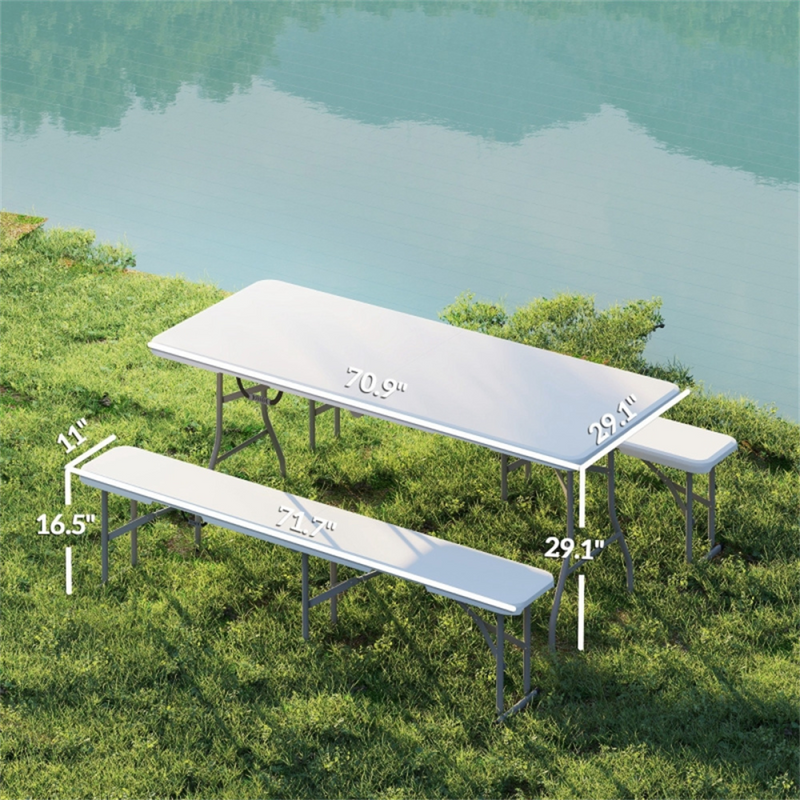 Picnic Table Set ( Amazon Shipping)（Prohibited by WalMart）