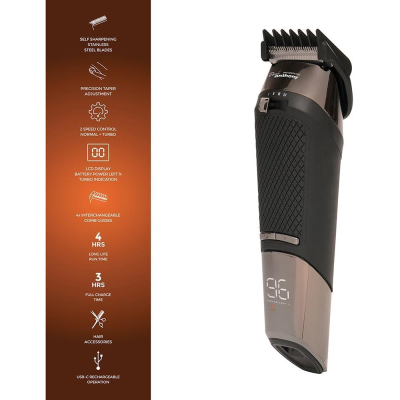 Paul Anthony 'Pro Series P300' USB-C Lithium Cordless Hair Clipper