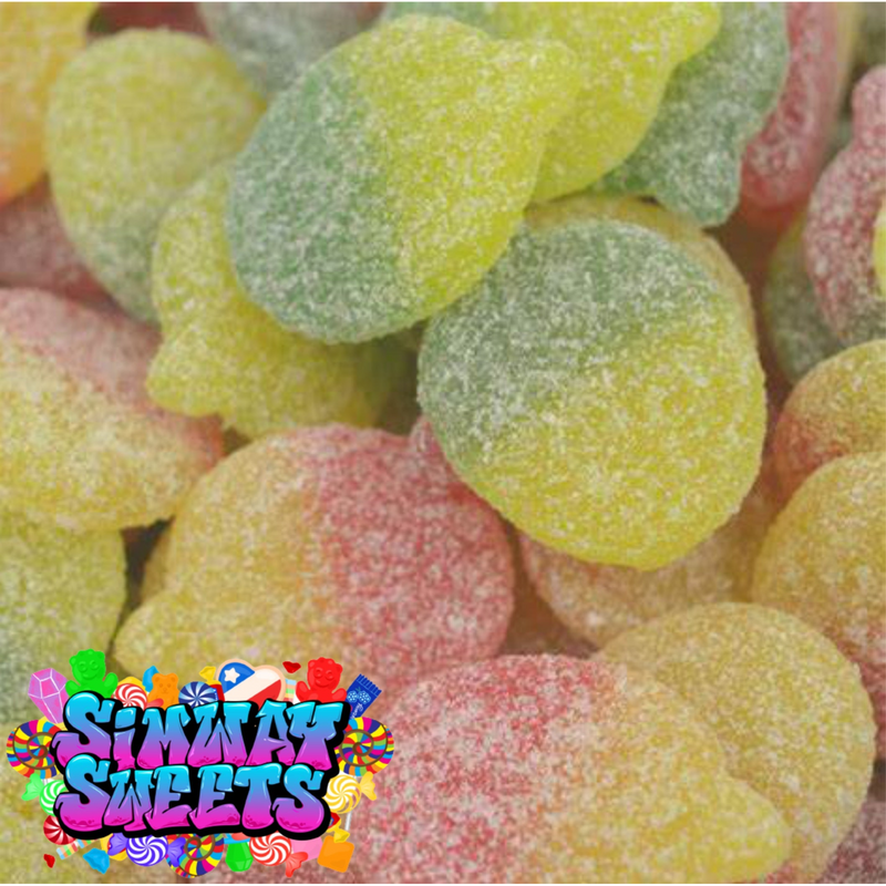 Fizzy Sour Apples Sweets Gummy Jelly Retro Sweets Gift Jar - 760g