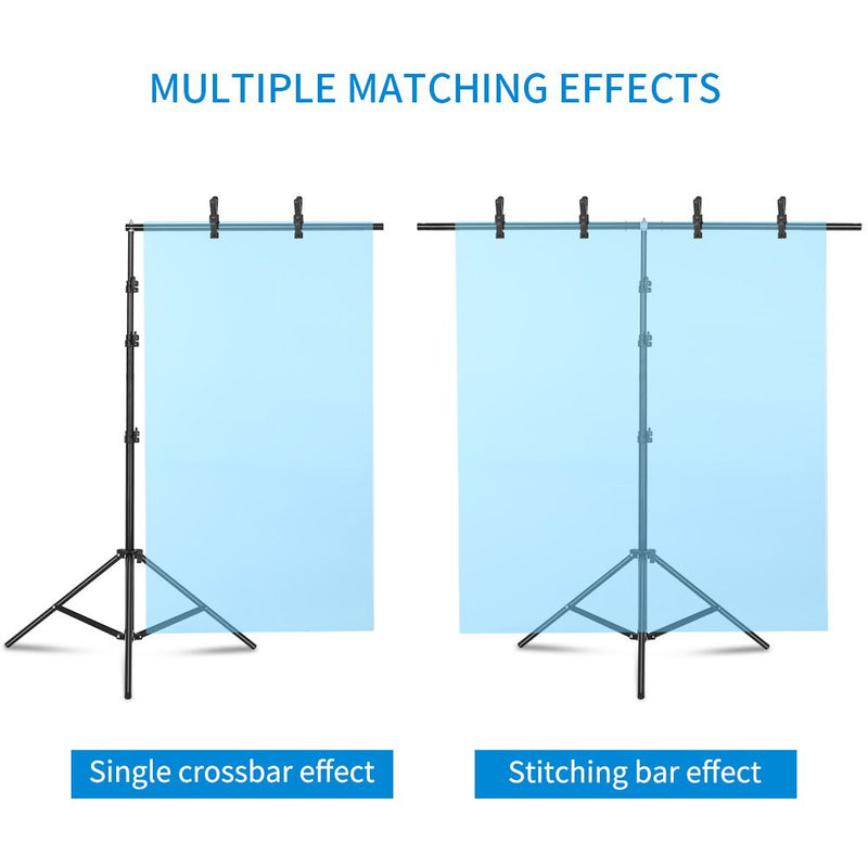 improved version with 150cm cross bar T-shaped bracket iron black photography Stand