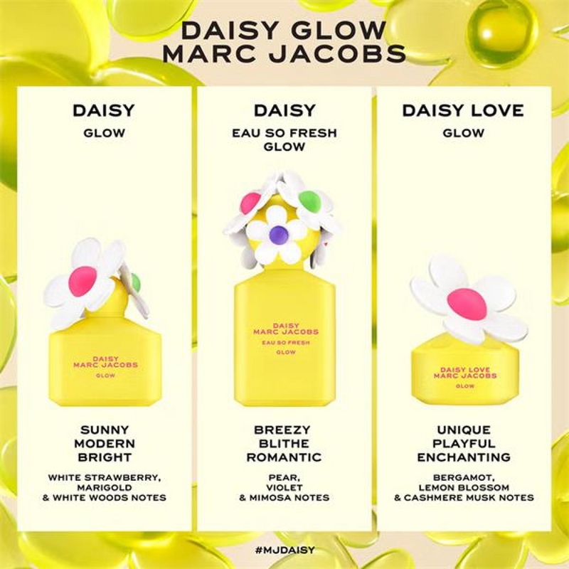 Marc Jacobs Daisy Love Glow Eau De Toilette Spray 50ml