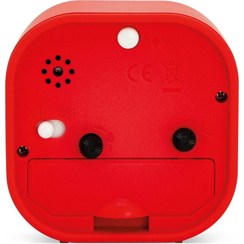 Acctim Robyn Mini Bedside Red Alarm Clock 16304