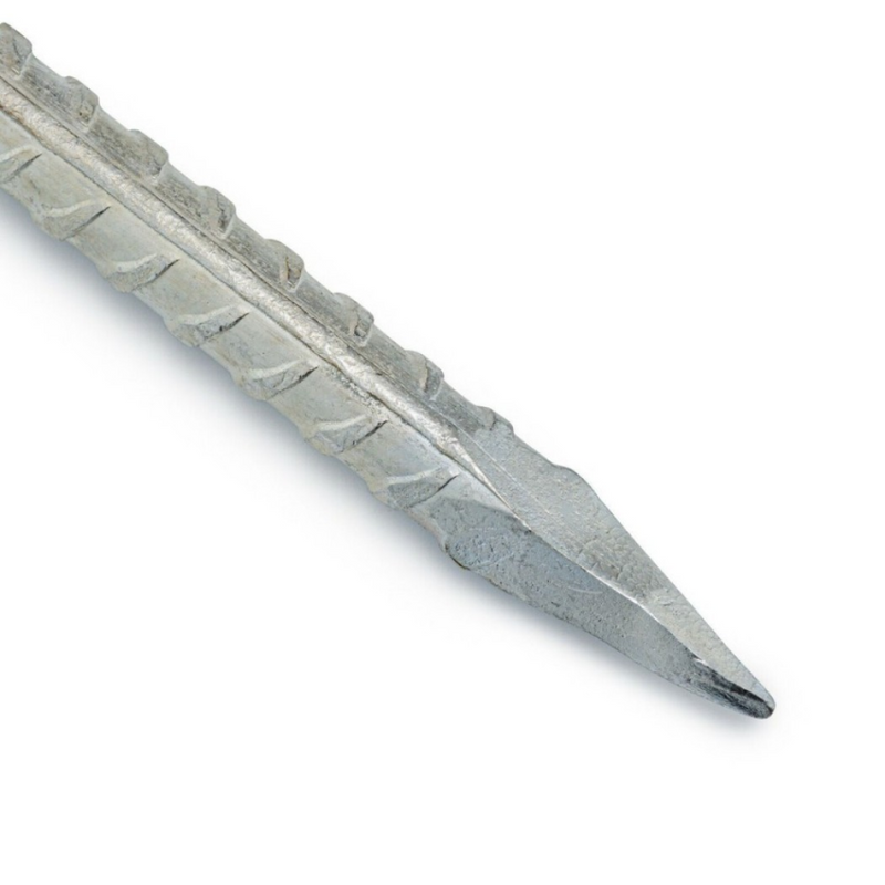 8PCS Heavy Duty Trampoline J-Shaped Metal Wind Stakes Pegs Tent Ground Anchor-