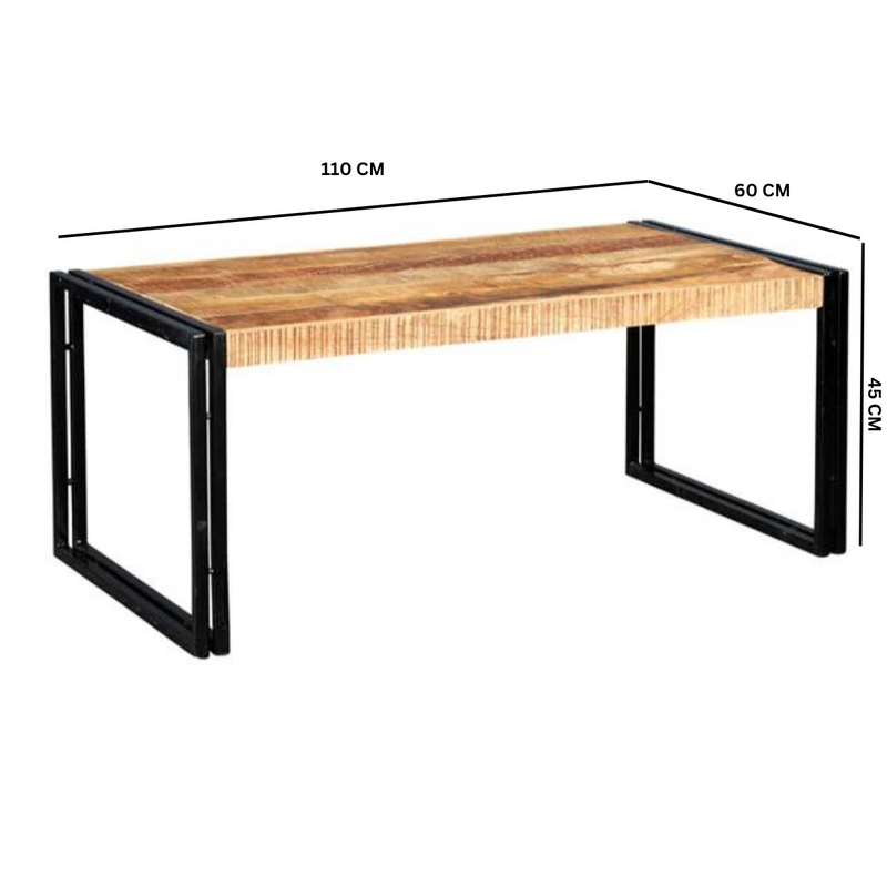 Cosmo Industrial Large Coffee Table