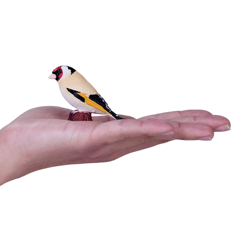 European Goldfinch Mojo Garden Hand Painted Bird