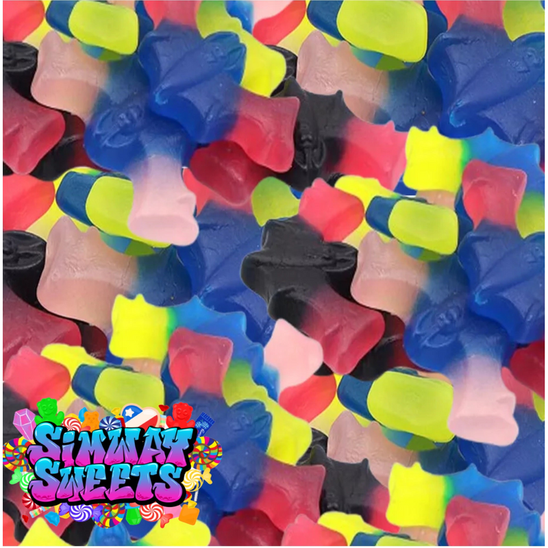 Tongue Painter Bats Retro Sweets Gift Jar - 615g