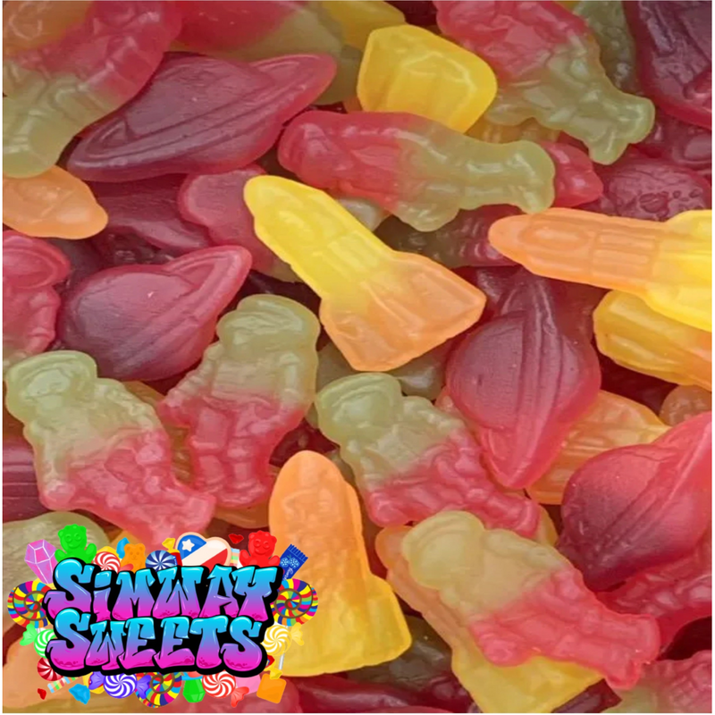 Space Mix Retro Gummy Sweets Gift Jar - 645g