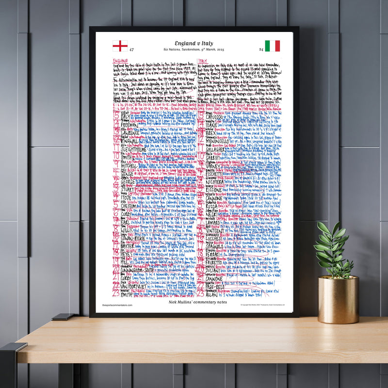 England v Italy, Six Nations Mar 2025 - Nick Mullins