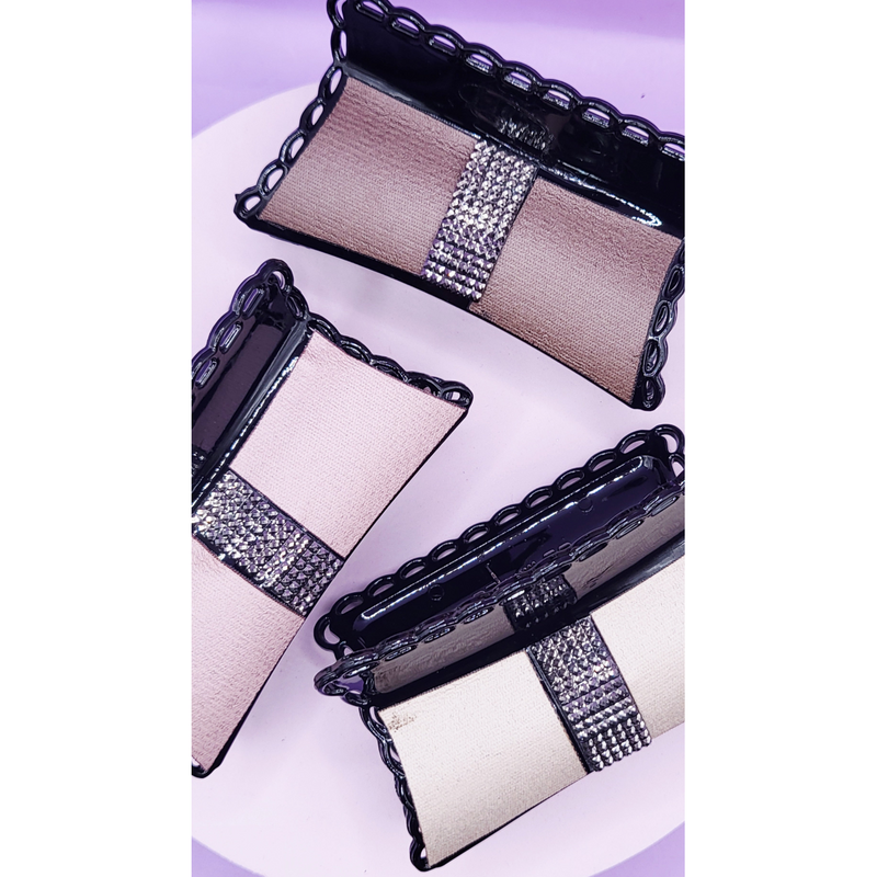 Luxe Rhinestone Hair Clamps Pack of 12