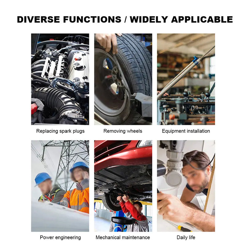 Ratchet Torque Wrench Square Drive 5-150N.m Reversible Ratchet Key 3/8 Inch Adjustable Torque Spanner Precise Preset Hand Tool