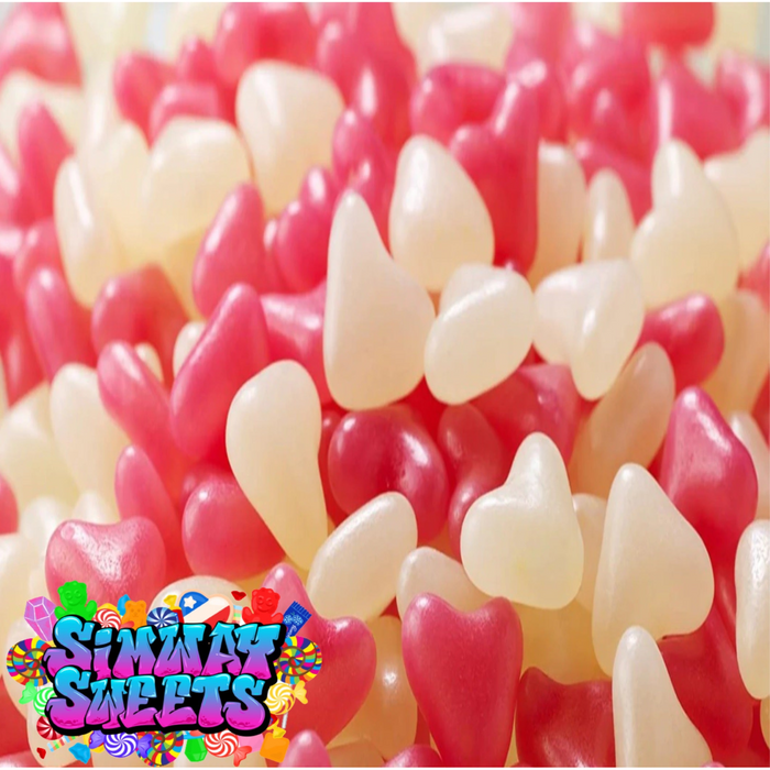 Jelly Bean Hearts Gummy Retro Sweets Gift Jar - 880g