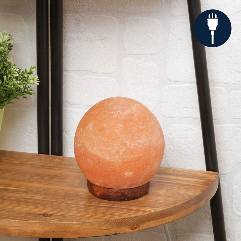 Himalayan Rock Salt Lamp 5" Sphere