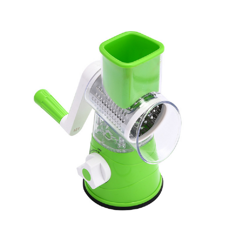 Cheese Grater Vegetable Slicer Manual Vegetable Cutter Rotary Potato Slicer Handheld Food Shredder for Carrots Nuts Cucumber