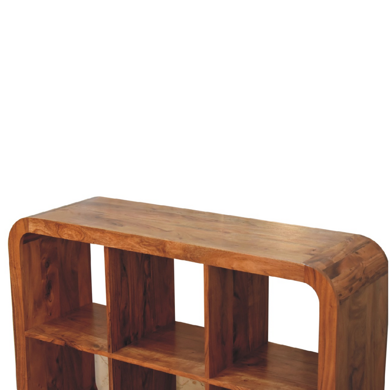 Artisan Furniture Solid Wood Darcy Display Unit, Light Brown