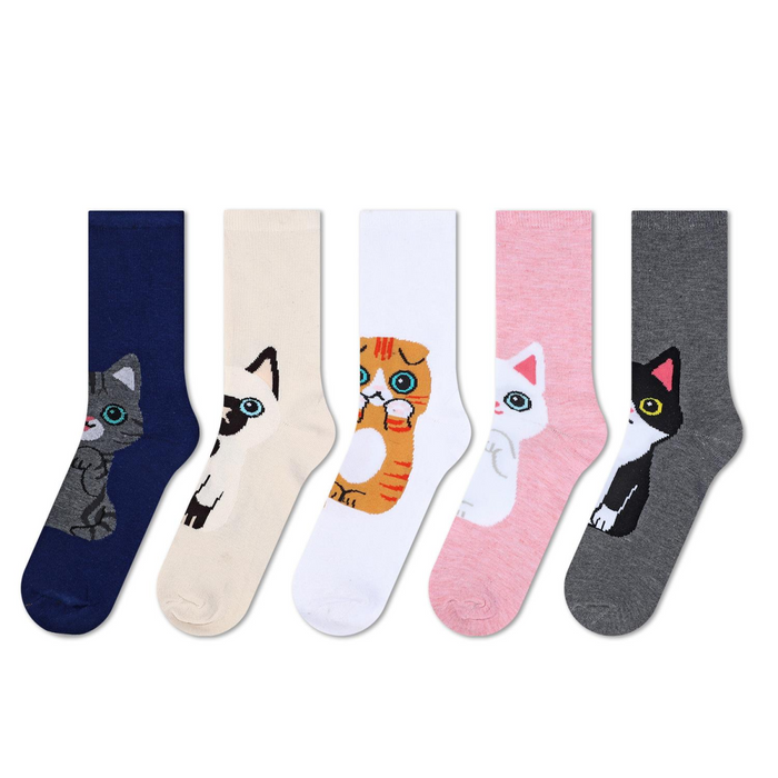 VINSANI KITTY SOCKS 5pk 1010418
