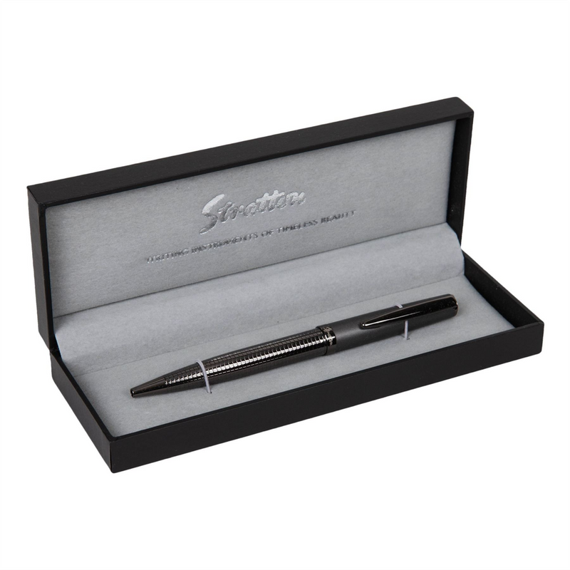 Stratton Ballpoint Pen - Gun Metal Grey