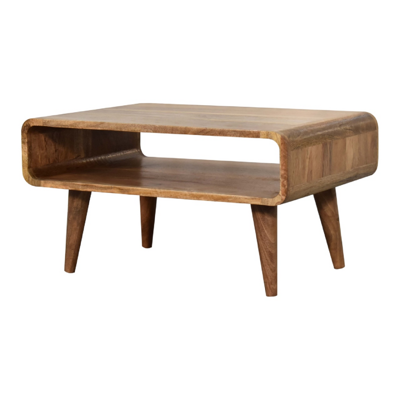 Artisan Furniture Solid Wood Open Oak-ish Media Unit