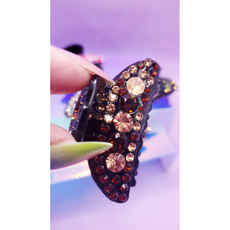 Luxe Jeweled Hair Clamps Pack of 12