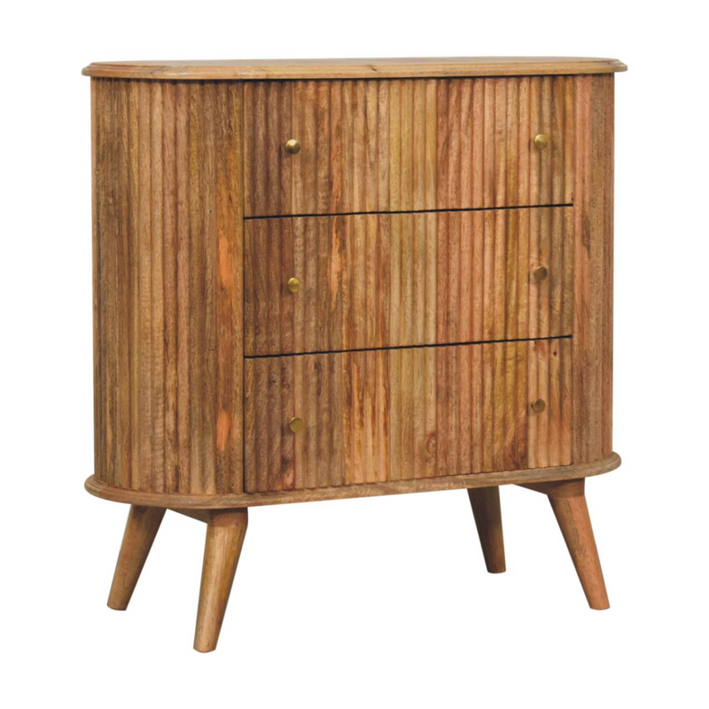 Artisan Furniture Solid Mango Wood Soba Nordic Chest