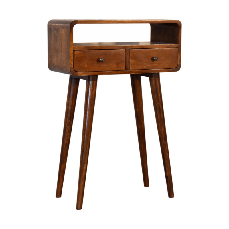 Artisan Furniture Solid Wood Mini Chestnut Console Table
