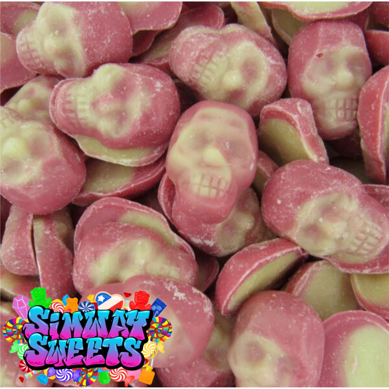Skull Crusher Chocolate Shapes Retro Sweets Gift Jar - 655g