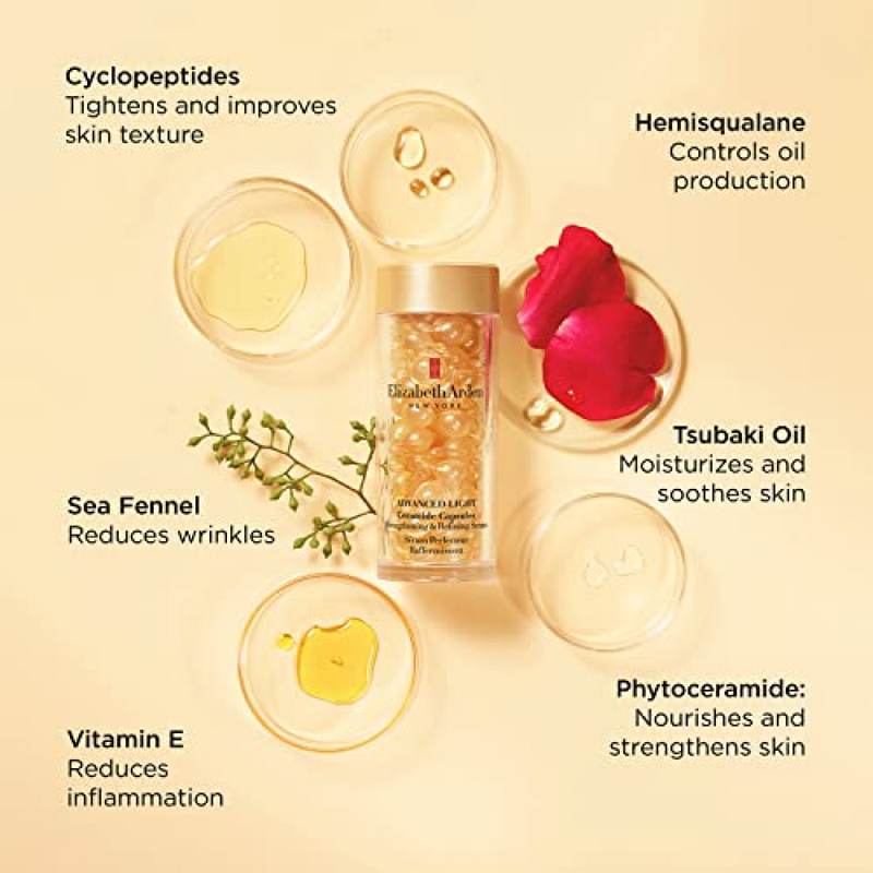 Elizabeth Arden Ceramide Light Capsules Strength & Refining 30pcs