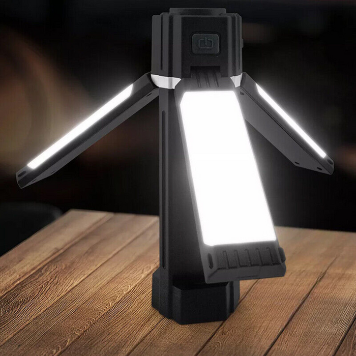 2 pack Rechargeable Foldable LED Camping Lantern Light Outdoor Camping Hiking Flashlight  Work Light  Camping Lantern Light