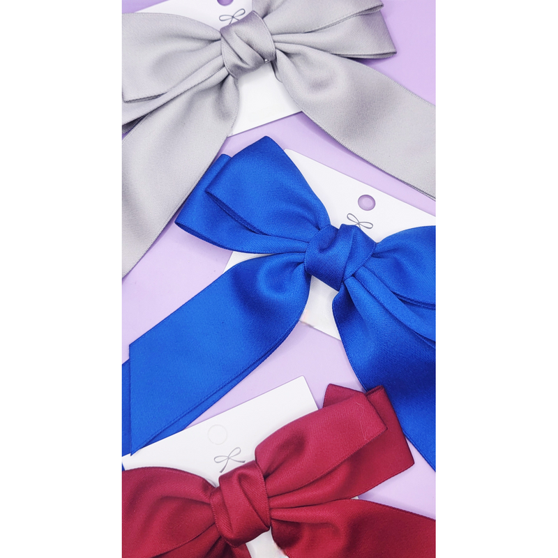 Hair Bow Clip Slide Pack of 12