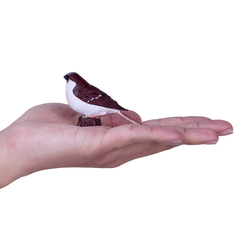 House Sparrow Mojo Garden Hand Painted Bird