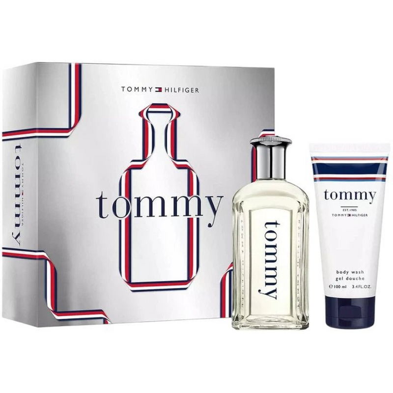 Tommy Hilfiger Tommy Men Gift Set (Eau De Toilette Spray 100ml  Body Wash 100ml)