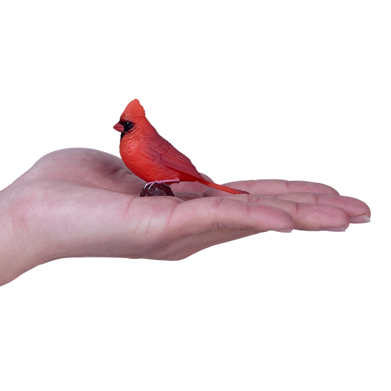 Red Cardinal Mojo Mojo Garden Hand Painted Bird