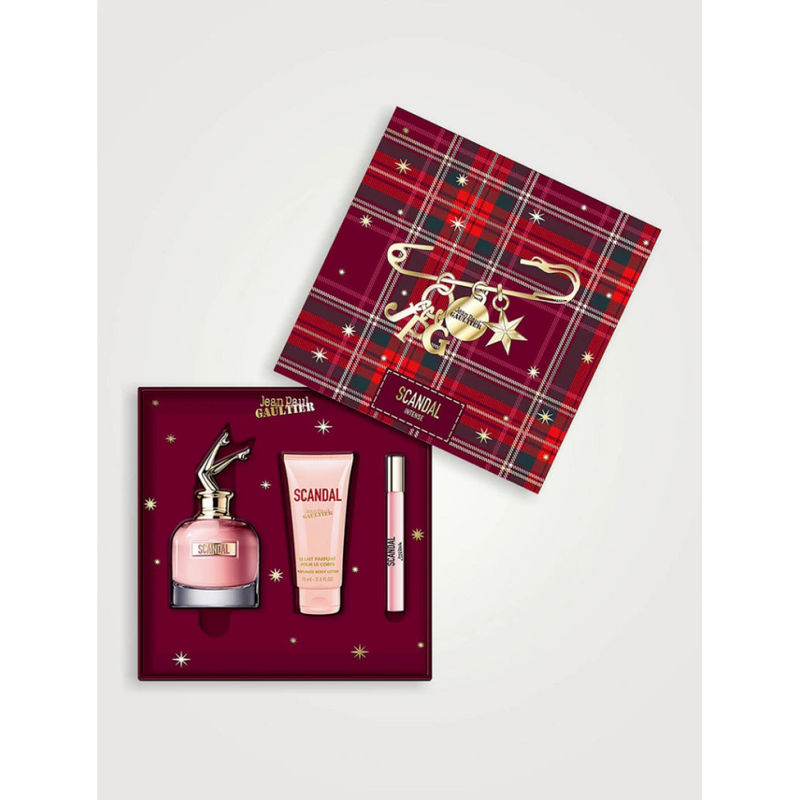 Jean Paul Gaultier Scandal Gift Set (Eau De Parfum Spray 80ml  Body Lotion 75ml  Eau De Parfum Spray 10ml)