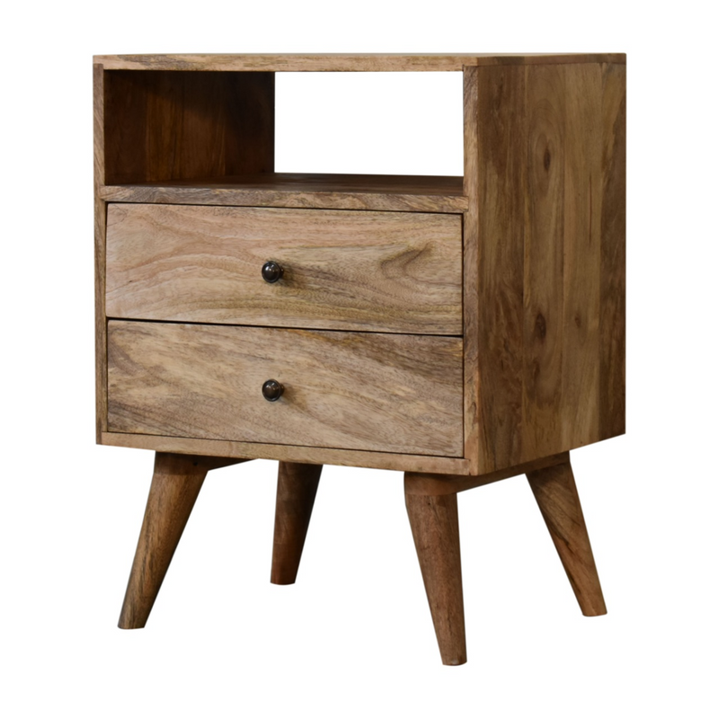Artisan Furniture Solid Wood Classic Oak-ish Bedside