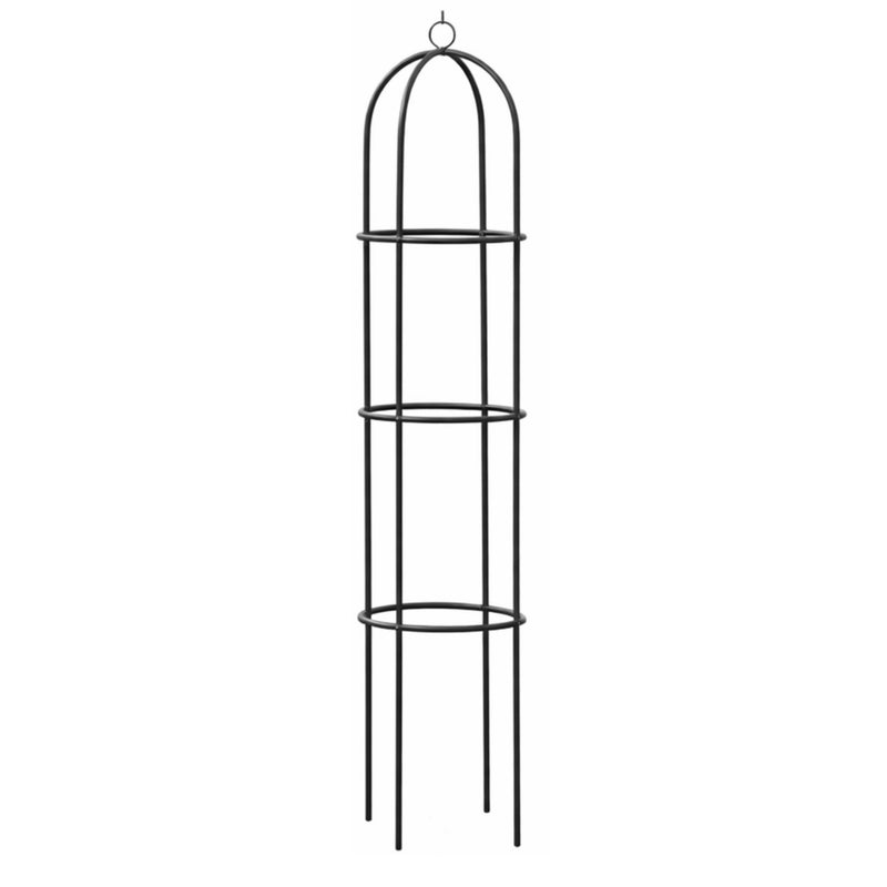 1.9m Metal Garden Obelisk Plant Support Frame