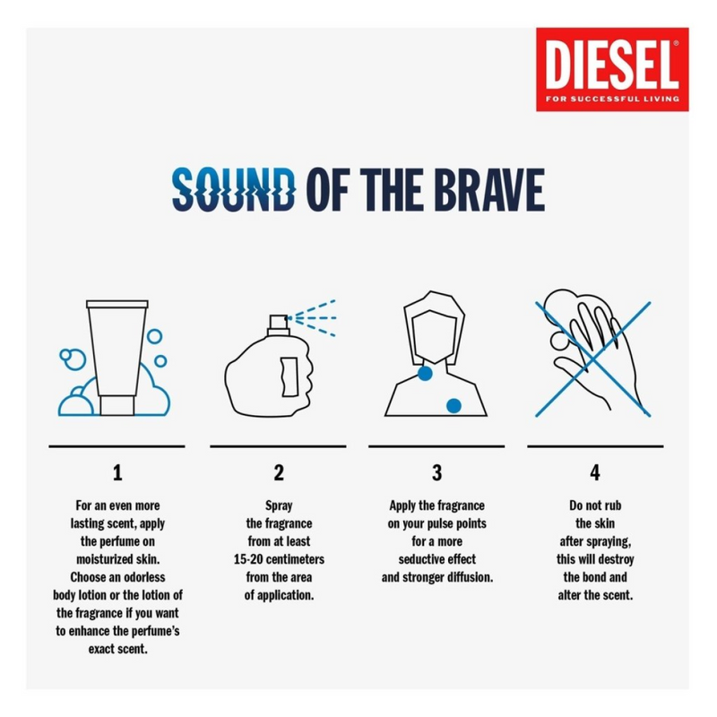 Diesel Sound Of The Brave Eau De Toilette Spray 200ml