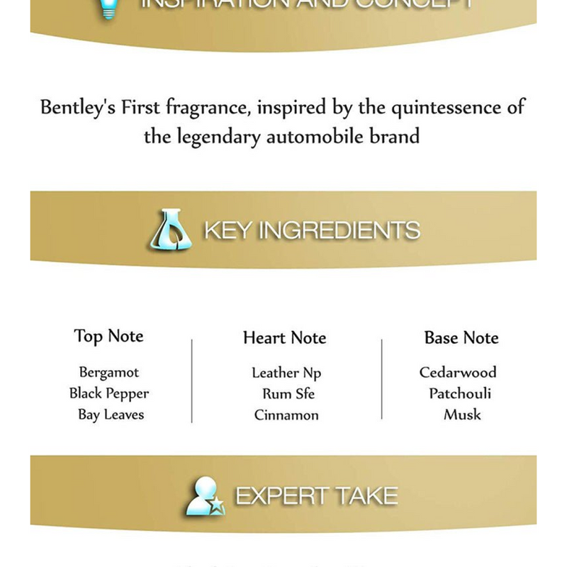 Bentley For Men Eau de Toilette Spray 100ml