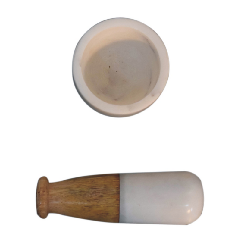 Artisan Furniture Kitchen Accessories - Small Marble Pestle and Mortar